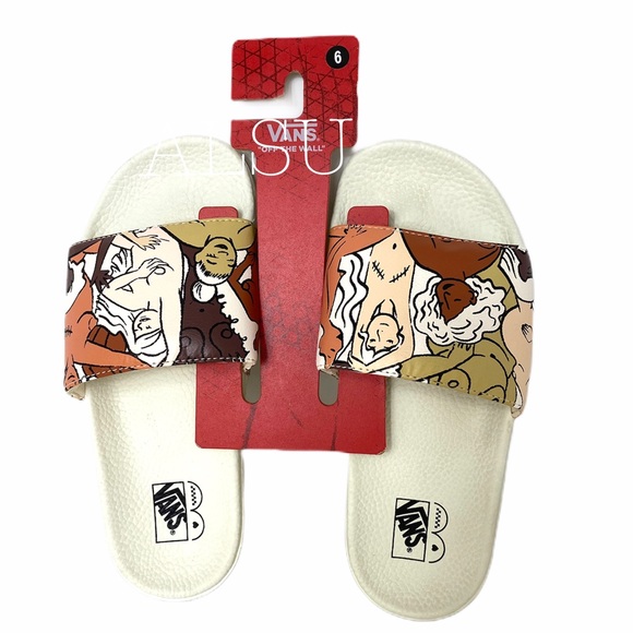 vans slides for girls